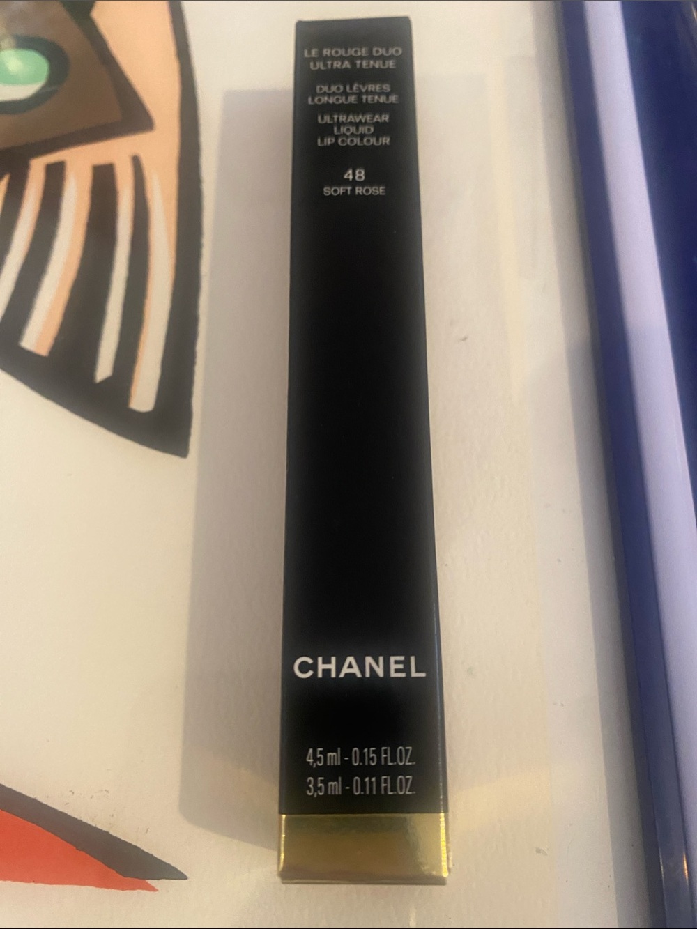 Chanel Le Rouge Duo Ultra Tenue Liquid Lip Colour 48 Soft Rose